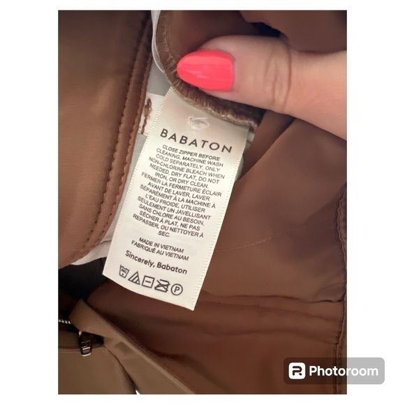 Aritzia Babatón Command Cropped Vegan Leather Pants size 8 - Picture 5 of 6